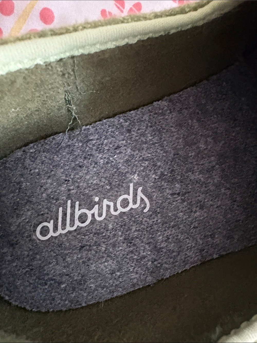 ALLBIRDS wool Kids Slip-On Sneakers in Olive Green - Picture 9 of 9